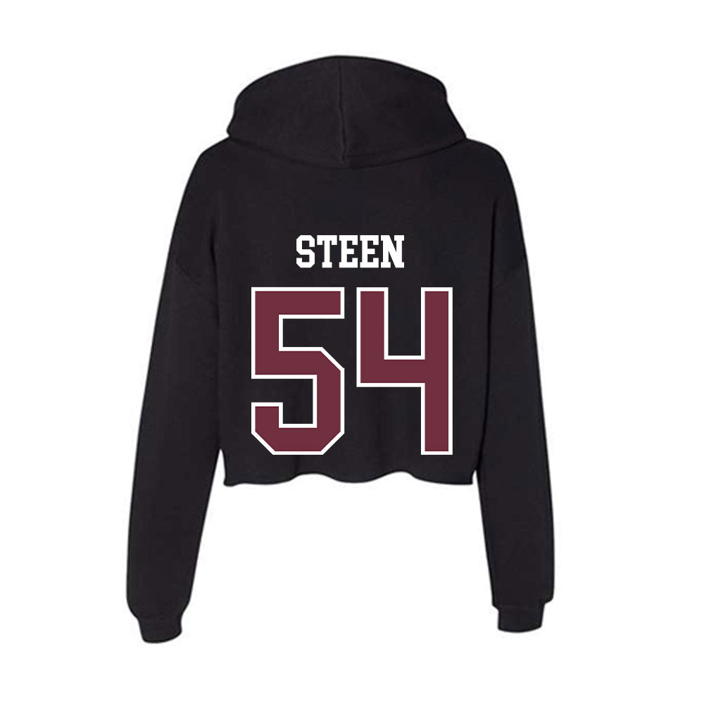 Mississippi State - NCAA Football : Blake Steen - Women's Crop Fleece Hoodie-1