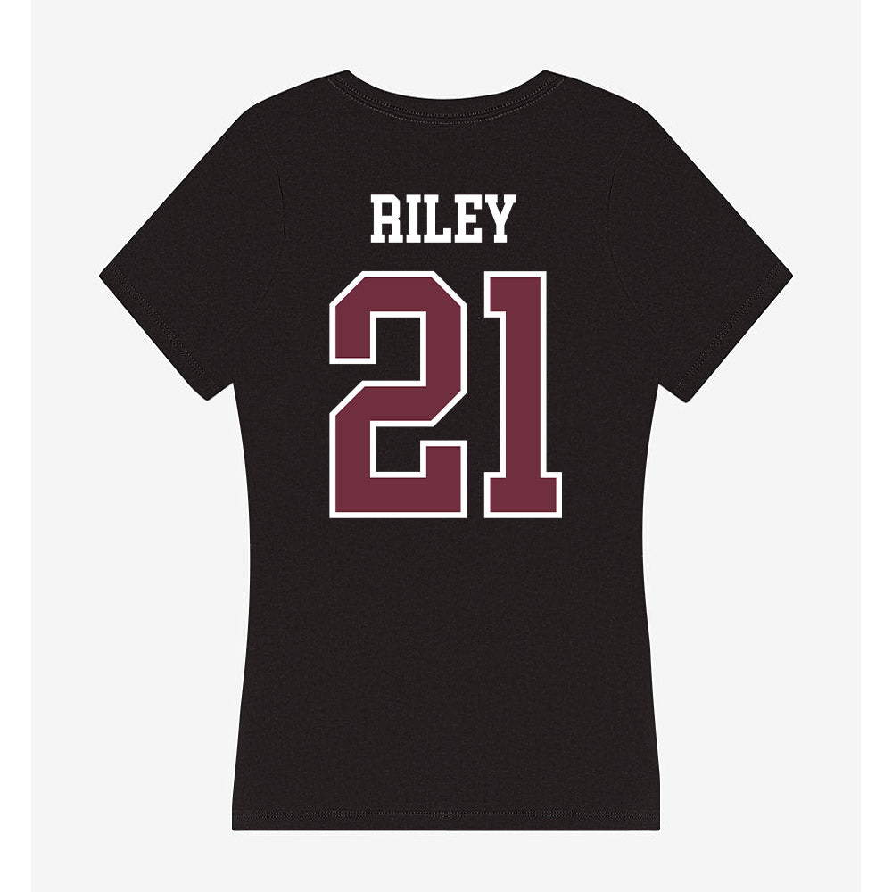 Mississippi State - NCAA Football : Dre Riley - Women's V-Neck T-Shirt-1
