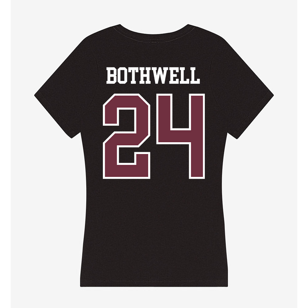Mississippi State - NCAA Football : Fluff Bothwell - Women's V-Neck T-Shirt-1