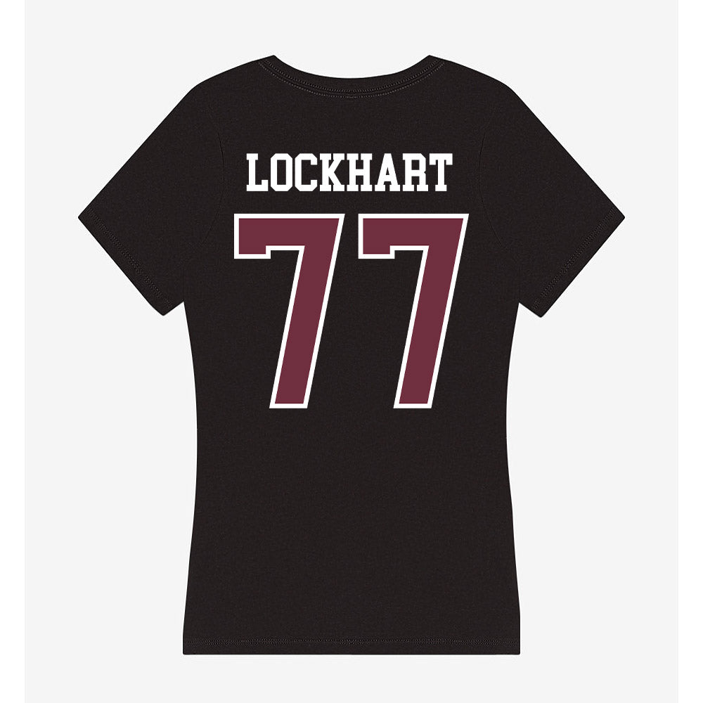 Mississippi State - NCAA Football : Tyler Lockhart - Women's V-Neck T-Shirt-1