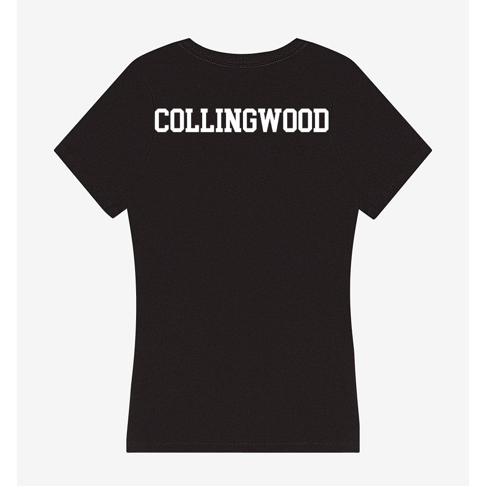 Mississippi State - NCAA Men's Basketball : Jalyn Collingwood - Women's V-Neck T-Shirt-1