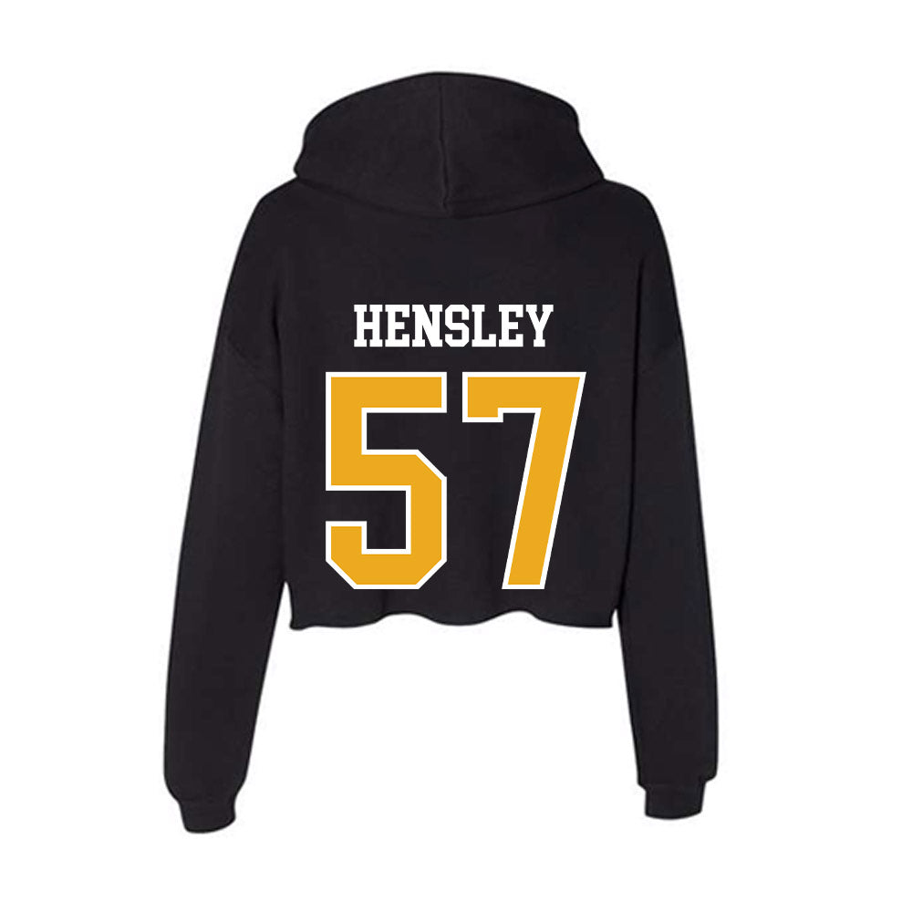 Missouri - NCAA Football : Mark Hensley - Classic Shersey Women's Crop Fleece Hooded Sweatshirt-1
