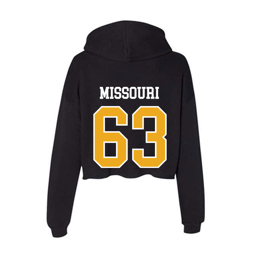 Missouri - NCAA Football : Chace Missouri - Women's Crop Fleece Hoodie-1