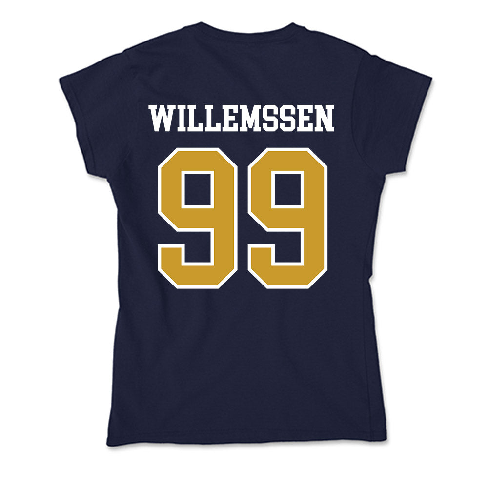 Notre Dame - NCAA Softball : Christina Willemssen - Soft Style Women’s T-Shirt-1