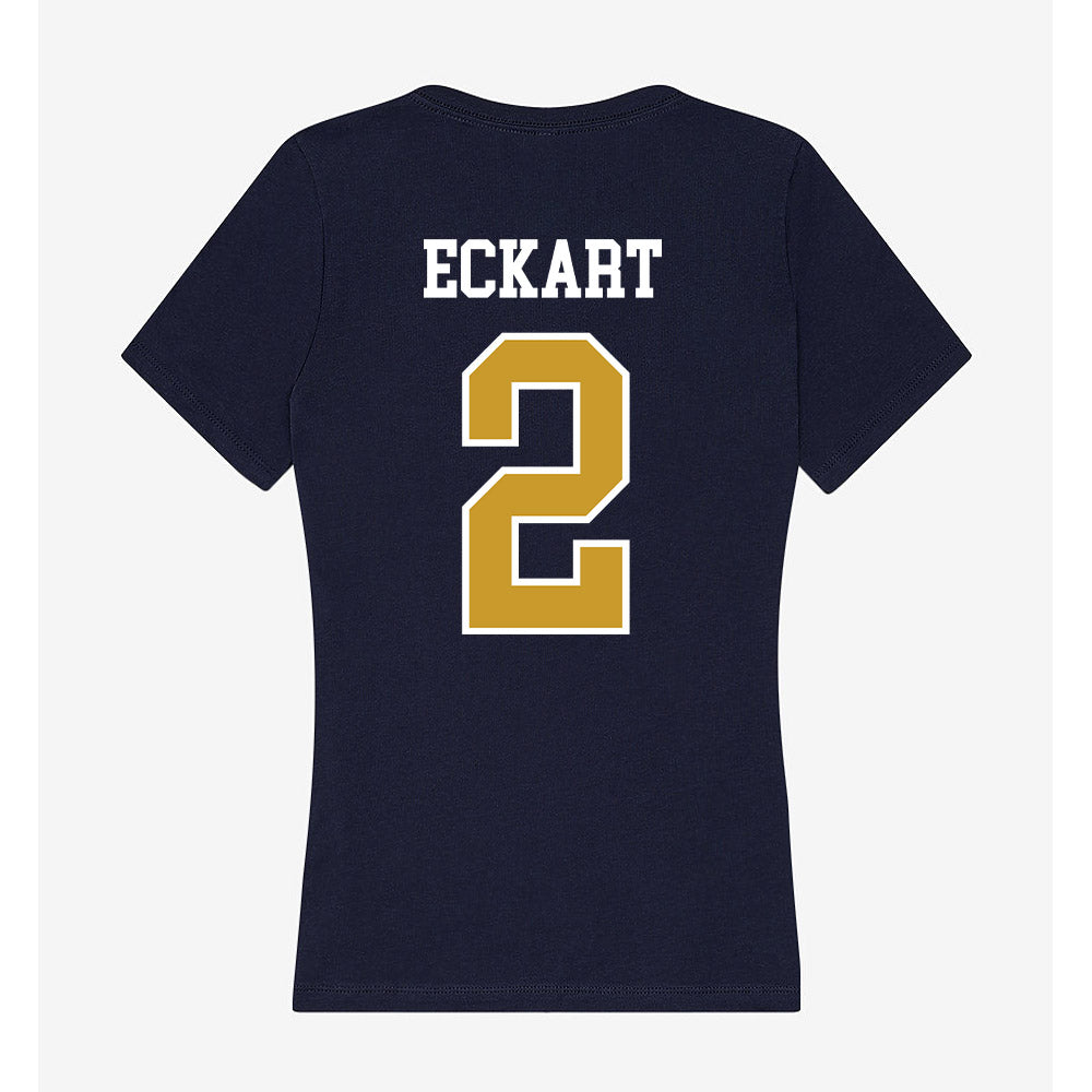 Notre Dame - NCAA Softball : Rebecca Eckart - Women's V-Neck T-Shirt-1