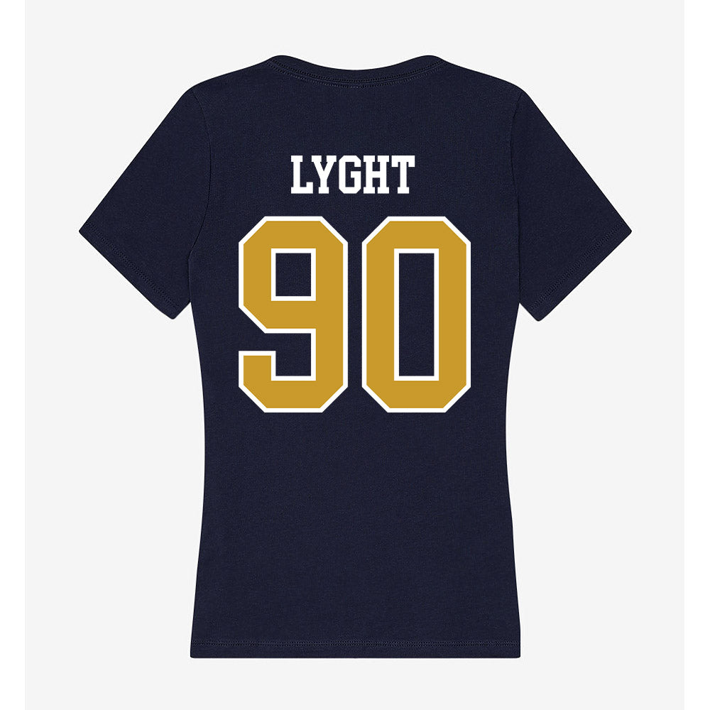 Notre Dame - NCAA Men's Lacrosse : Shawn Lyght - Women's V-Neck T-Shirt-1