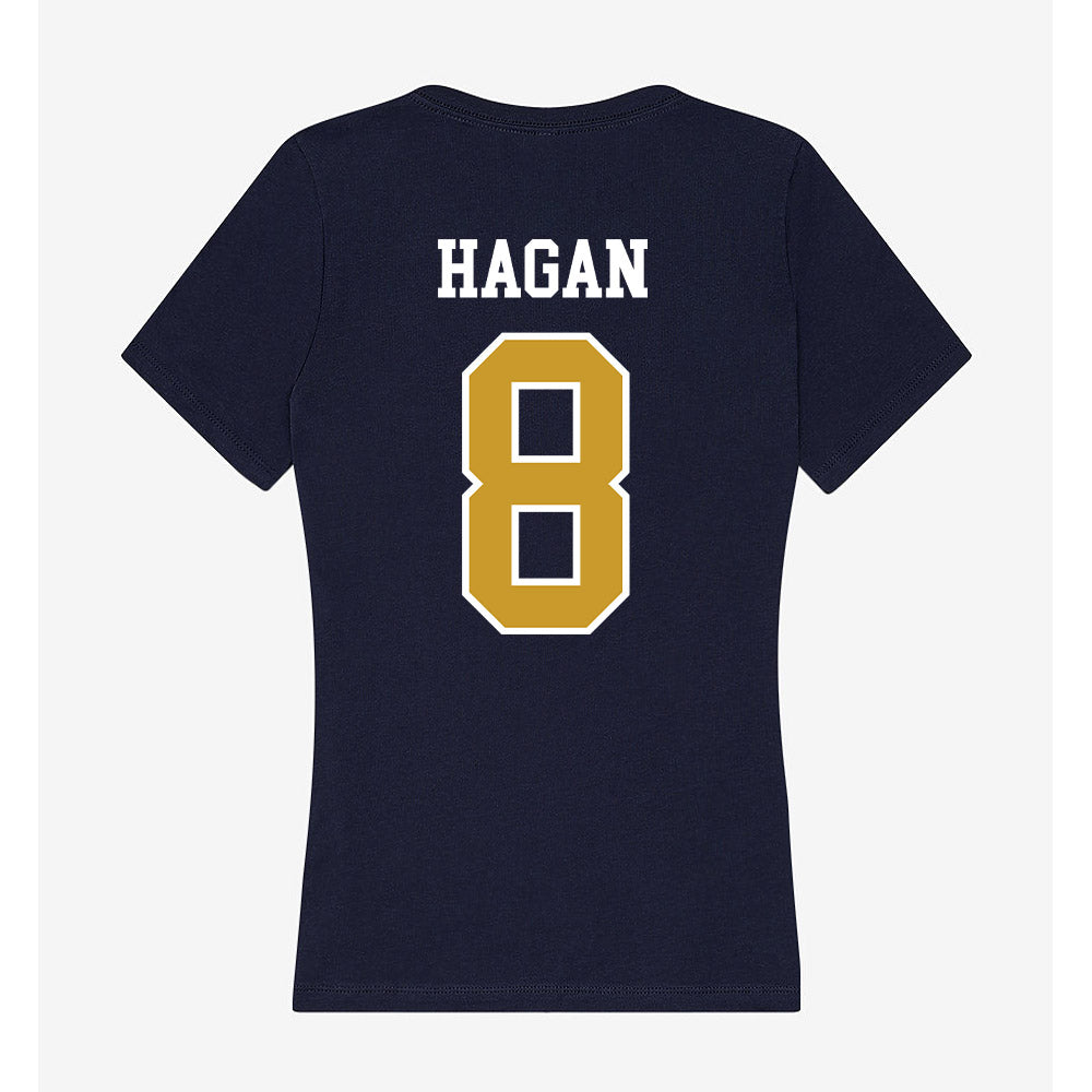 Notre Dame - NCAA Softball : Lily Hagan - Women's V-Neck T-Shirt-1