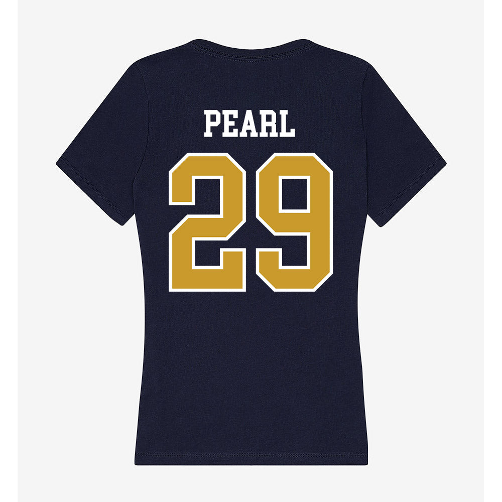 Notre Dame - NCAA Women's Soccer : Rowan Pearl - Women's V-Neck T-Shirt-1