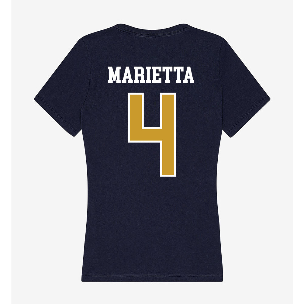 Notre Dame - NCAA Softball : Ashley Marietta - Women's V-Neck T-Shirt-1