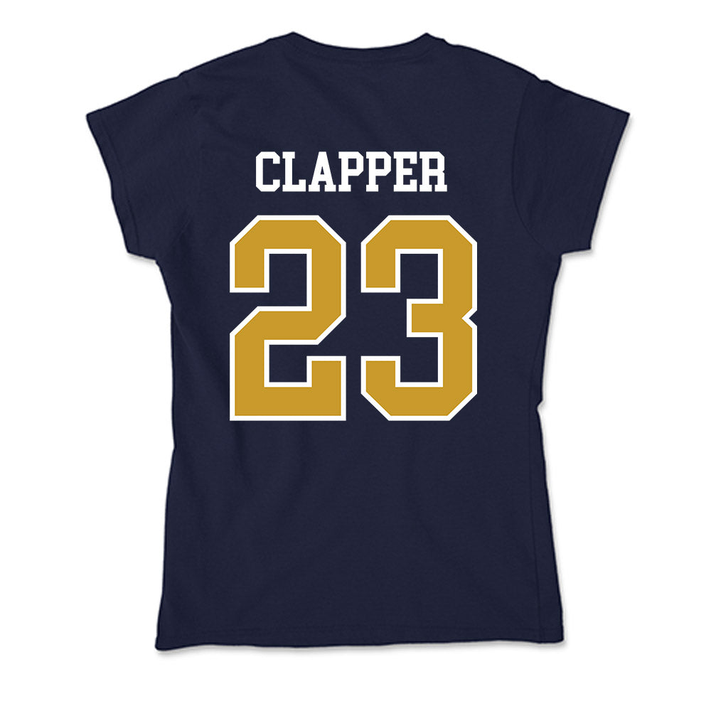 Notre Dame - NCAA Football : Jakobe Clapper - Soft Style Women’s T-Shirt-1