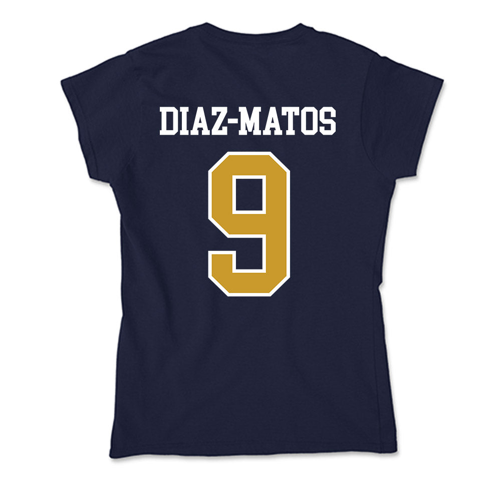 Notre Dame - NCAA Men's Lacrosse : Aidan Diaz-Matos - Soft Style Women’s T-Shirt-1