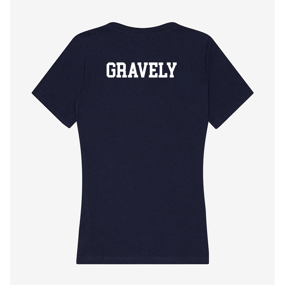 Notre Dame - NCAA Baseball : Warren Gravely - Women's V-Neck T-Shirt-1