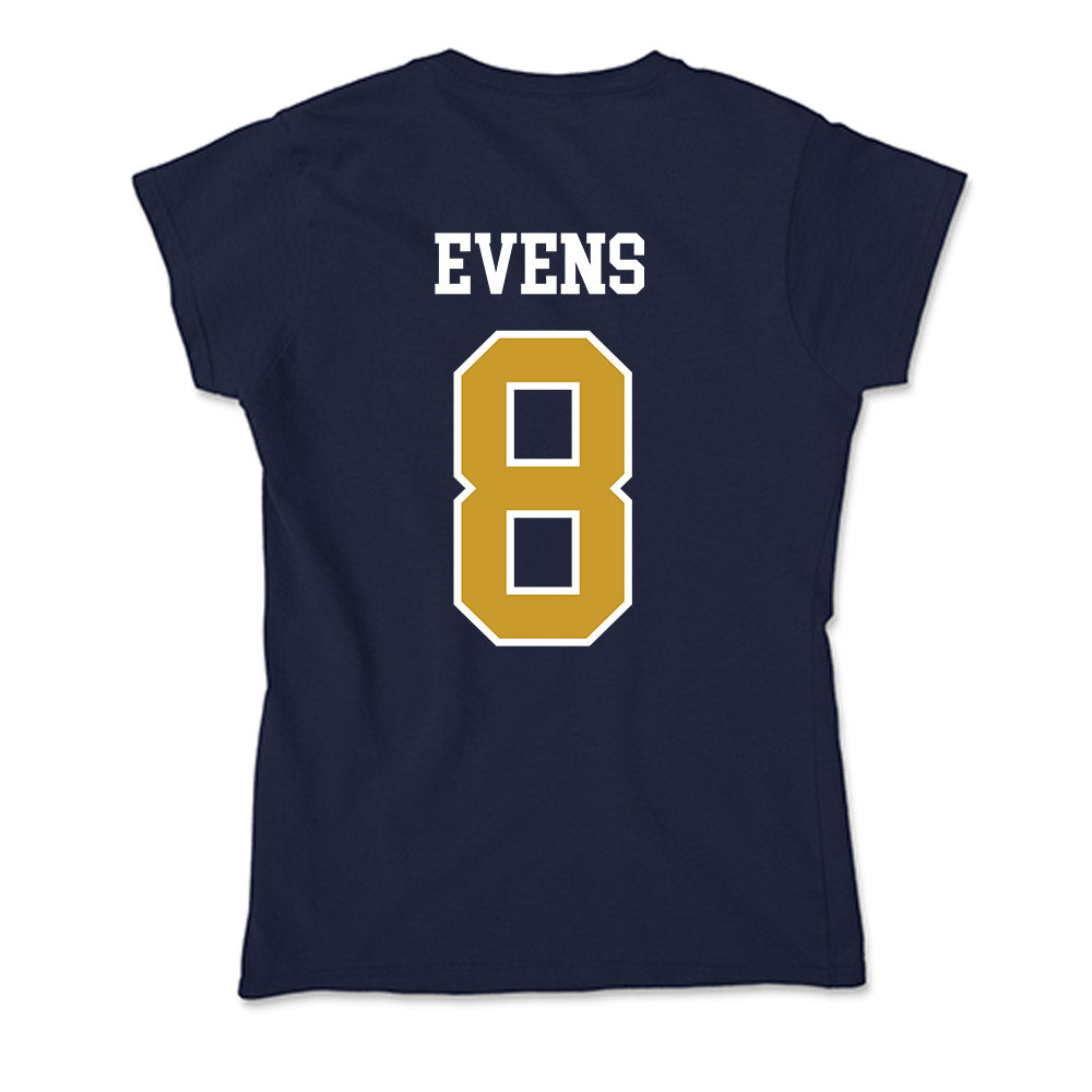Notre Dame - NCAA Women's Volleyball : Maya Evens - Soft Style Women’s T-Shirt-1