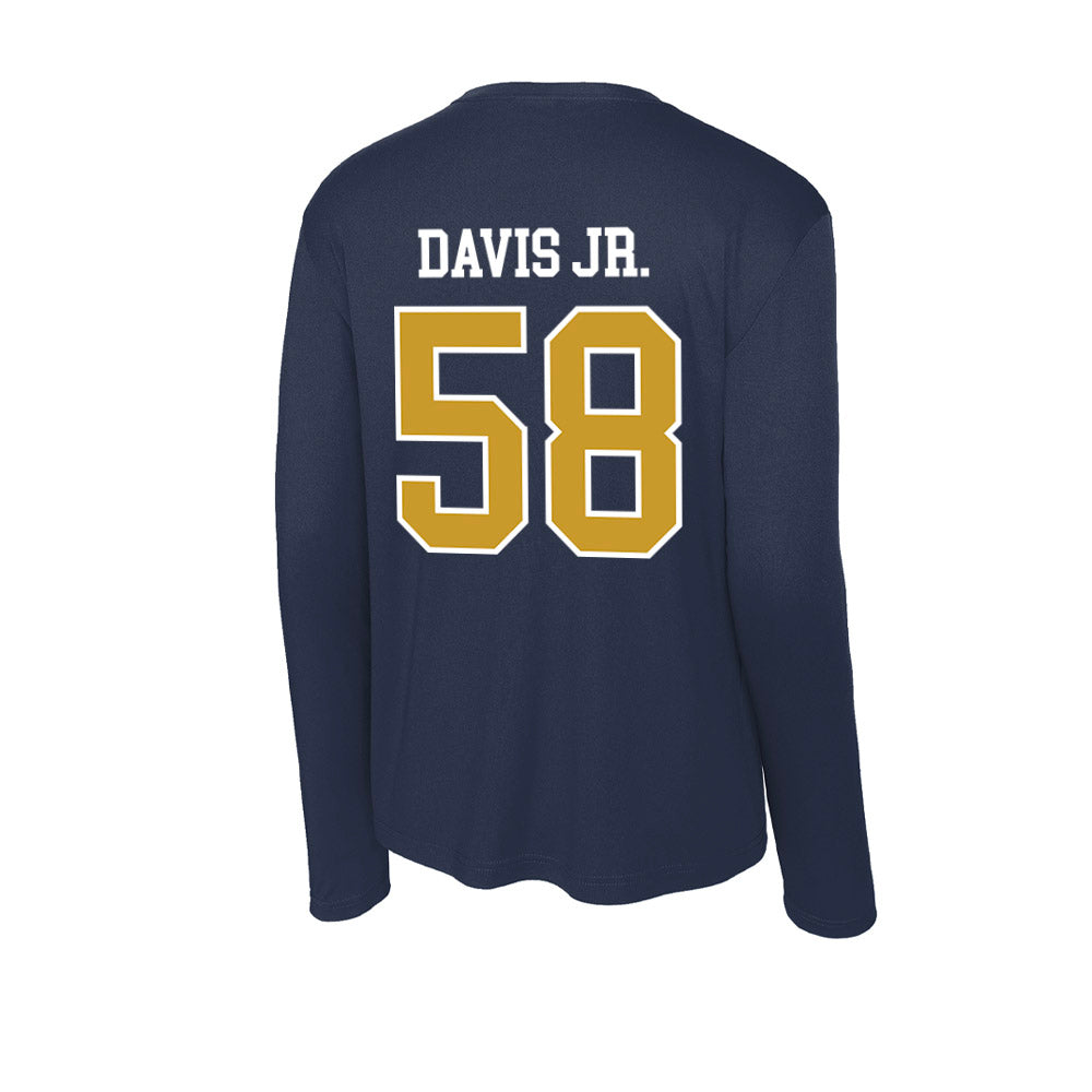 Notre Dame - NCAA Football : Thomas Davis Jr. - Activewear Long Sleeve T-Shirt-1