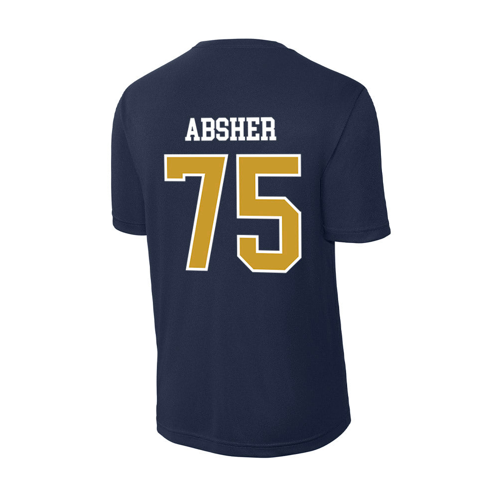 Notre Dame - NCAA Football : Sullivan Absher - Activewear T-Shirt-1