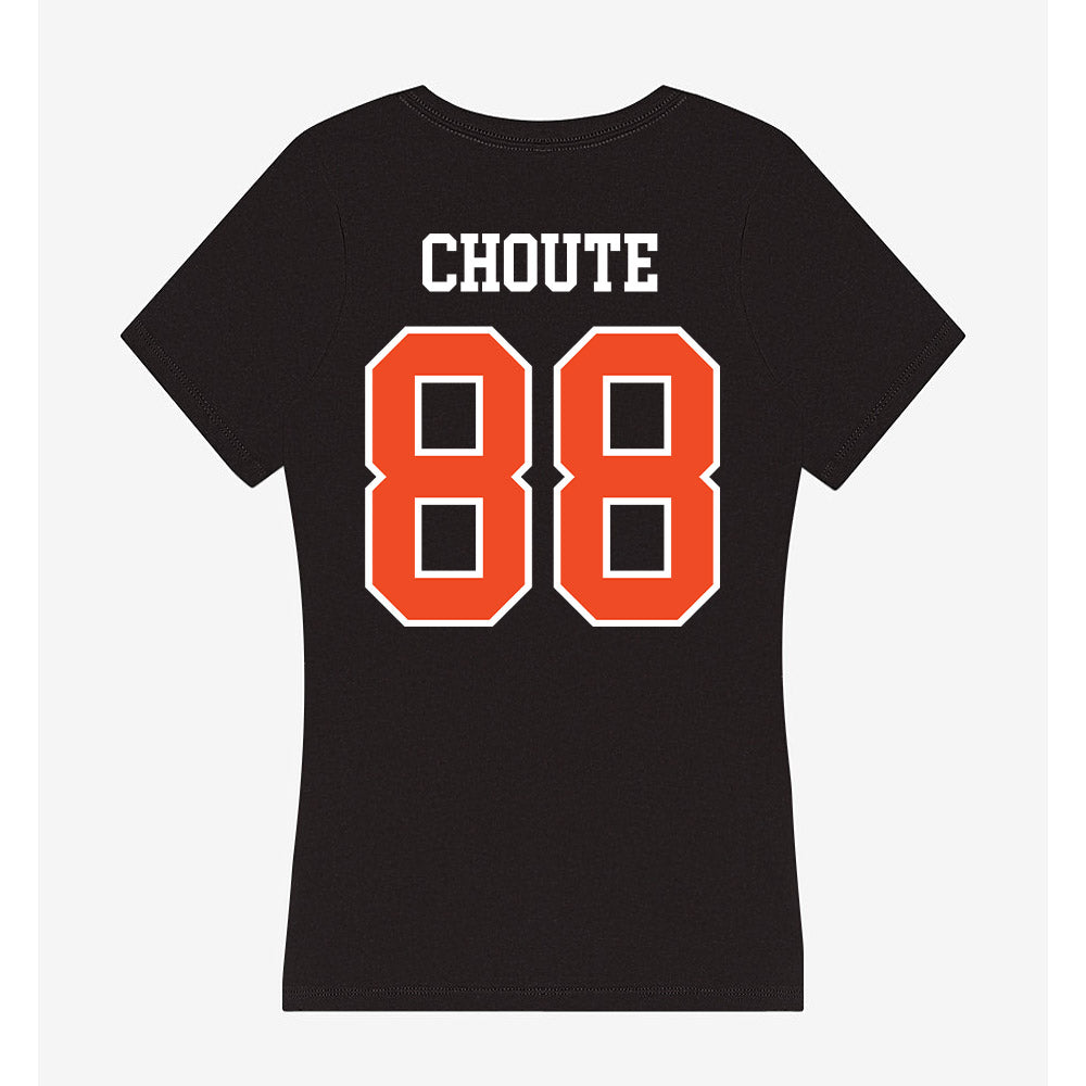 Virginia - NCAA Football : Kervins Choute - Women's V-Neck T-Shirt-1