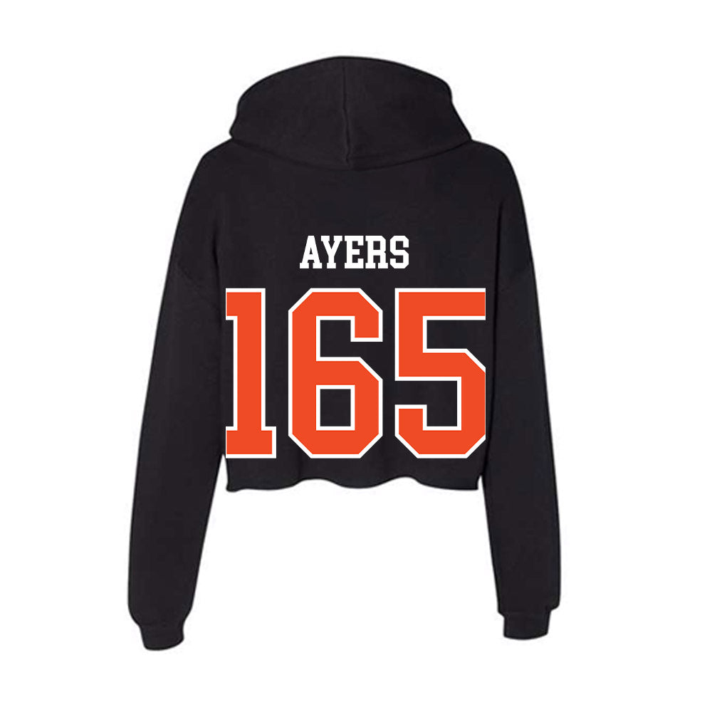 Virginia - NCAA Wrestling : Macon Ayers - Women's Crop Fleece Hoodie-1
