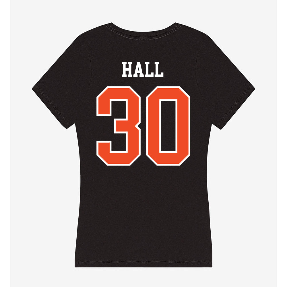 Virginia - NCAA Men's Basketball : Dallin Hall - Women's V-Neck T-Shirt-1