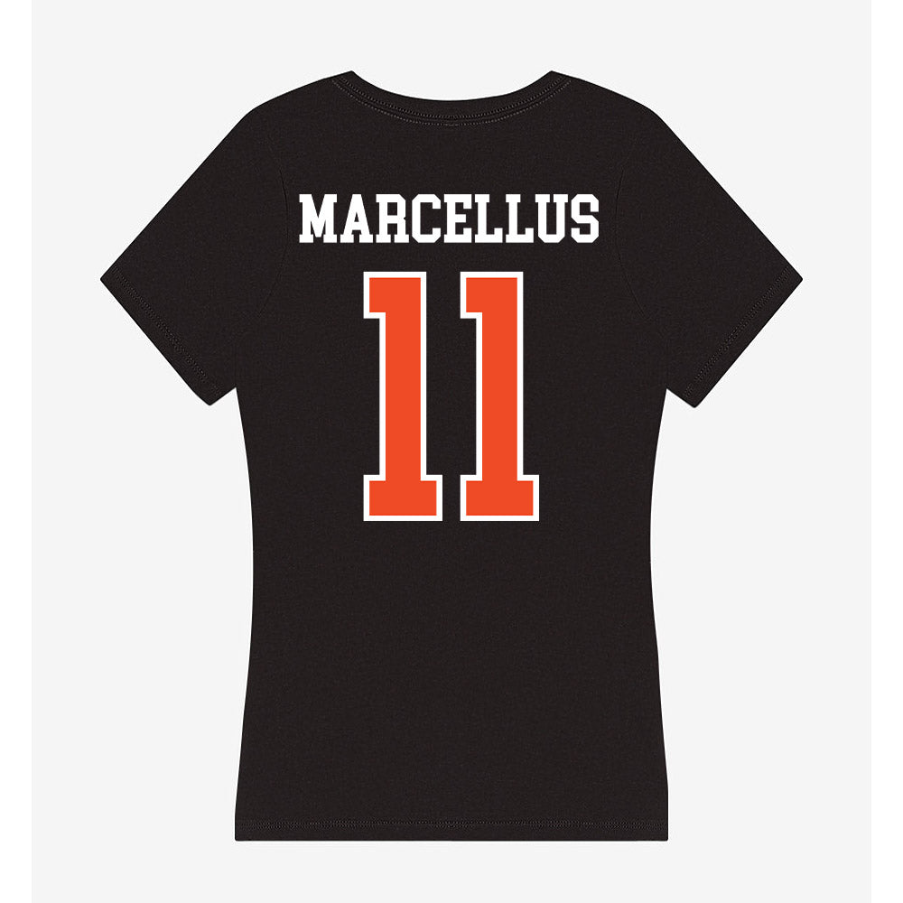 Virginia - NCAA Football : Maddox Marcellus - Women's V-Neck T-Shirt-1