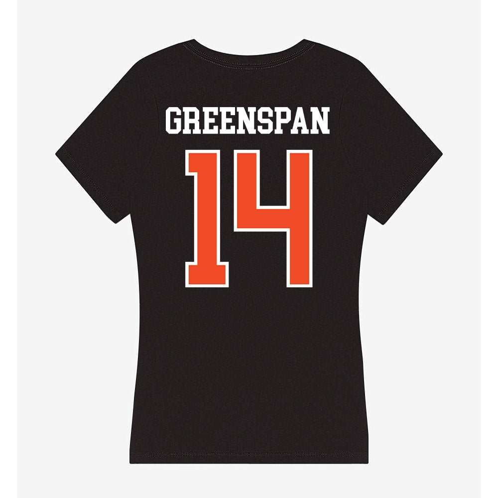 Virginia - NCAA Men's Lacrosse : Andrew Greenspan - Women's V-Neck T-Shirt-1
