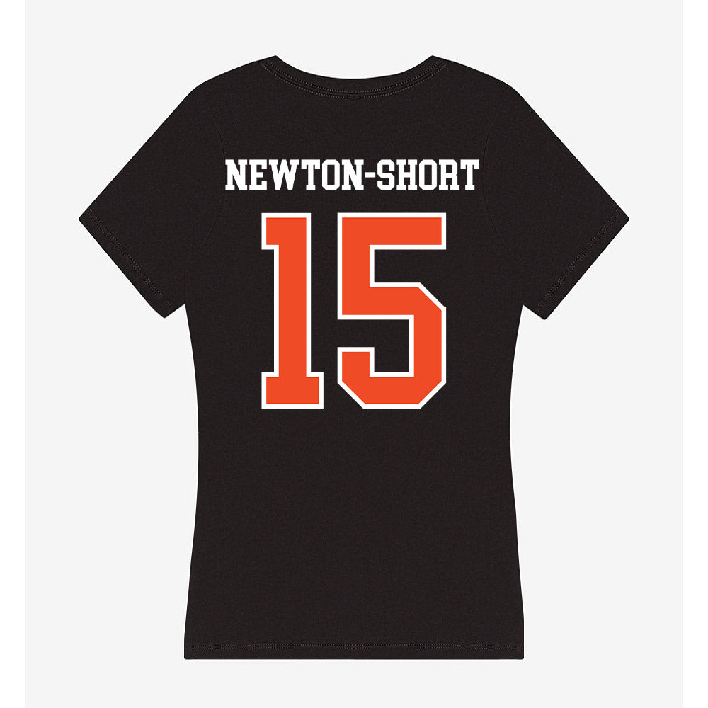 Virginia - NCAA Football : Dillon newton-short - Women's V-Neck T-Shirt-1