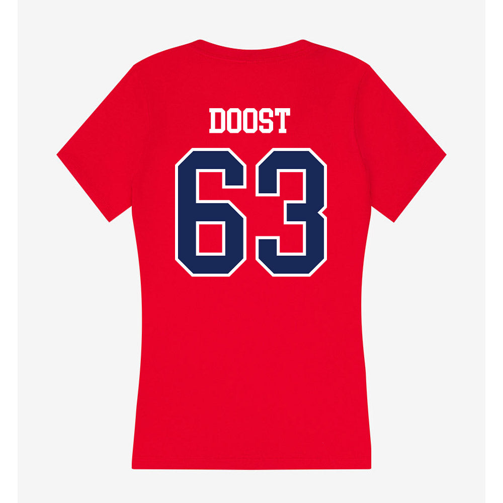 Arizona - NCAA Football : Alexander Doost - Women's V-Neck T-Shirt-1
