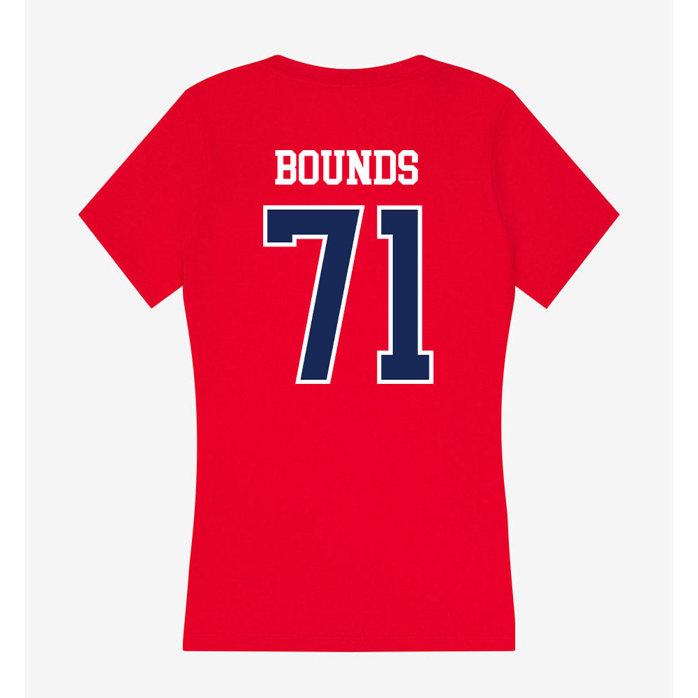 Arizona - NCAA Football : Tristan Bounds - Women's V-Neck T-Shirt-1