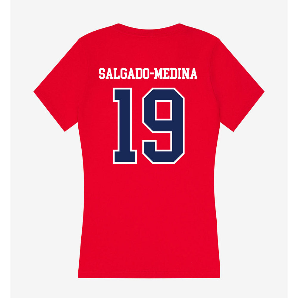 Arizona - NCAA Football : Michael Salgado-Medina - Women's V-Neck T-Shirt-1