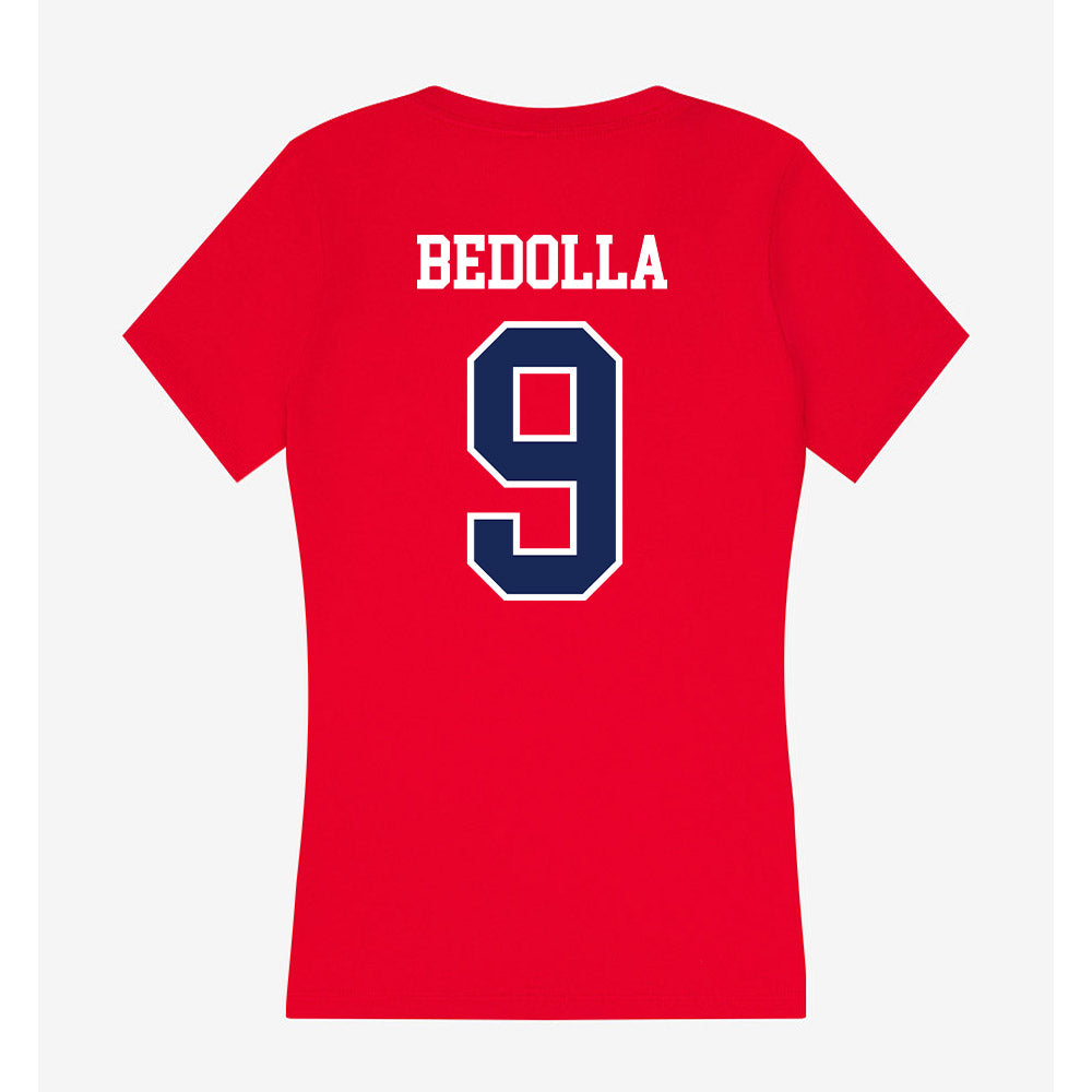 Arizona - NCAA Women's Soccer : Jessica Bedolla - Women's V-Neck T-Shirt-1