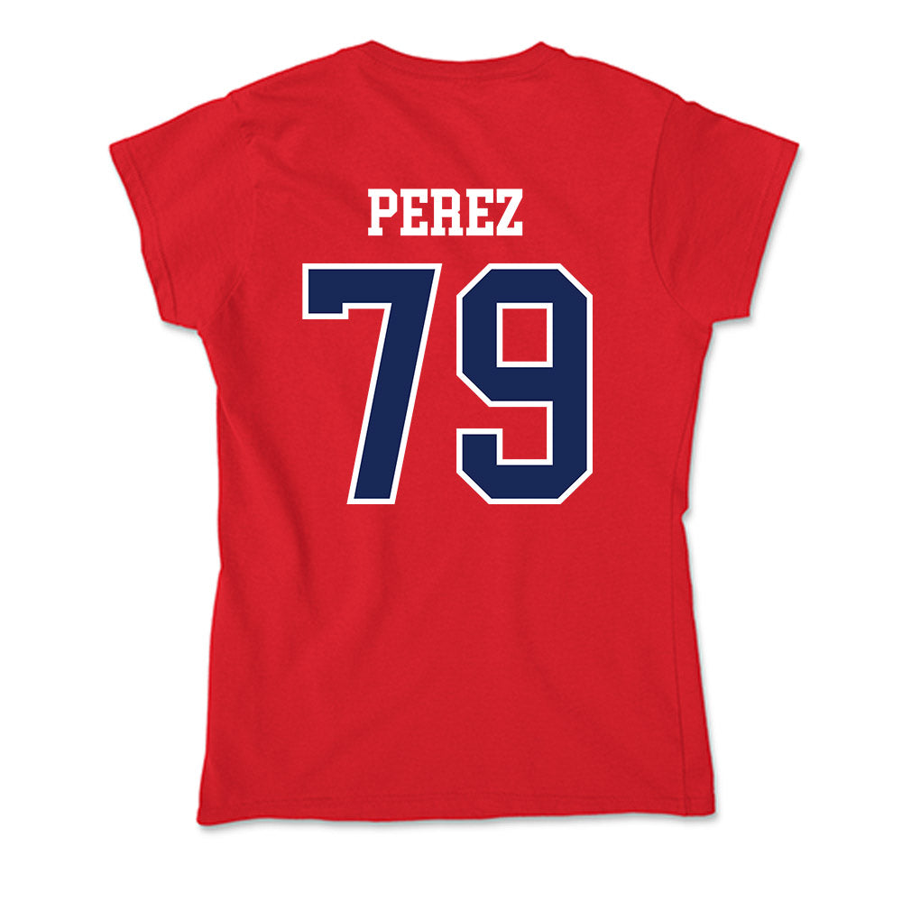 Arizona - NCAA Football : Isaac Perez - Soft Style Women’s T-Shirt-1