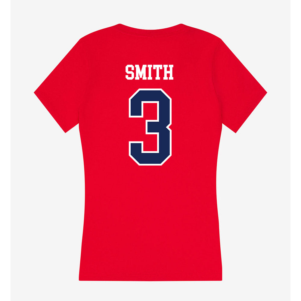 Arizona - NCAA Football : Tre Smith - Women's V-Neck T-Shirt-1