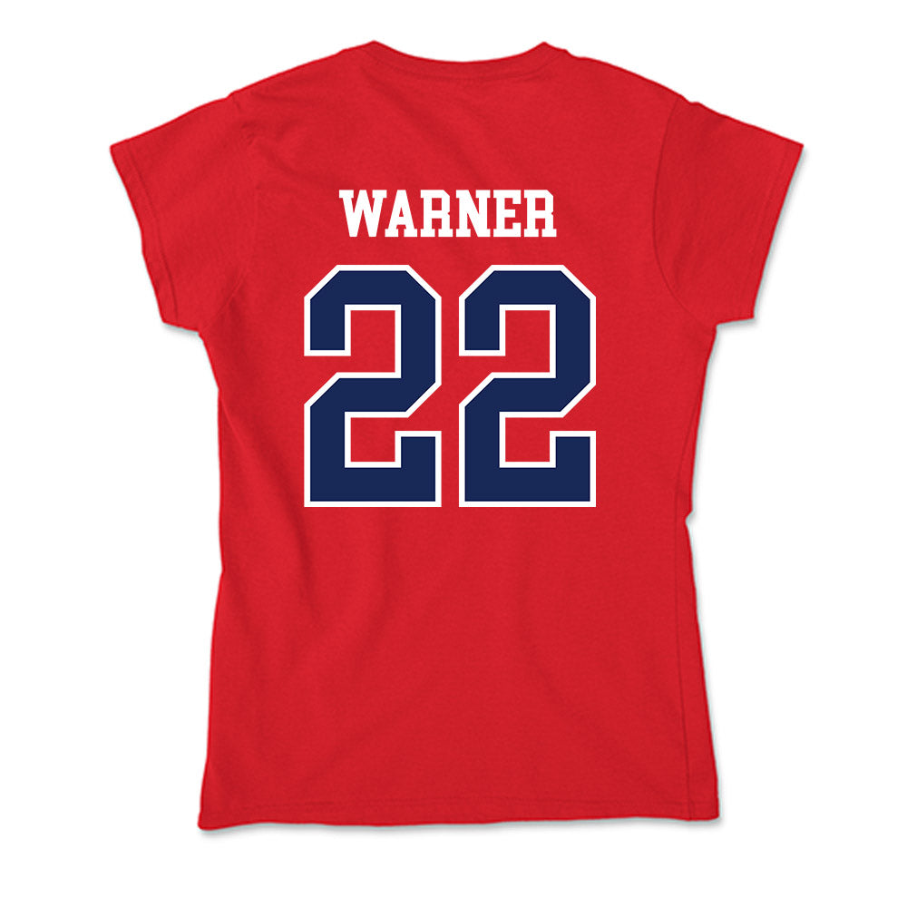 Arizona - NCAA Women's Soccer : Amiya Warner - Soft Style Women’s T-Shirt-1