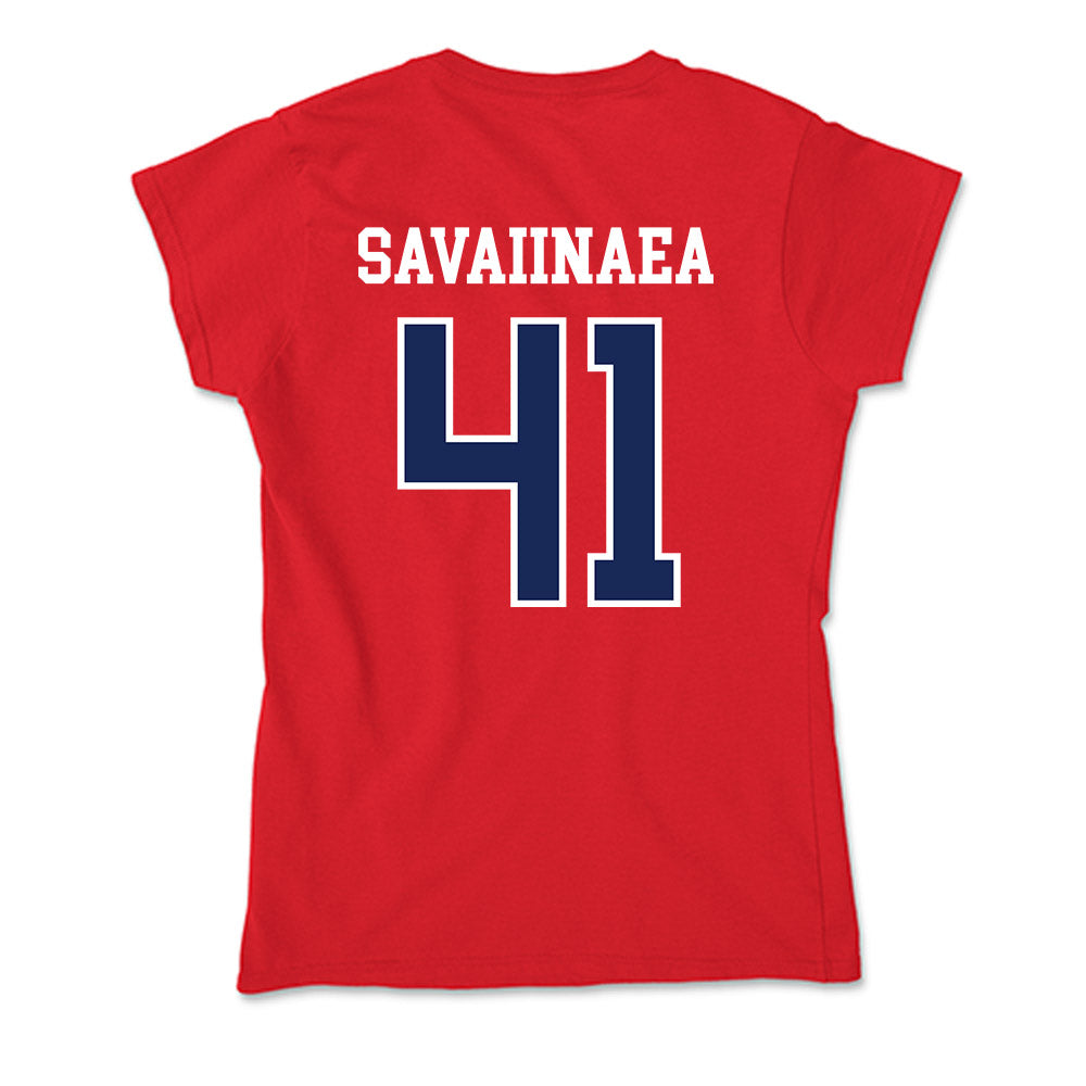 Arizona - NCAA Football : Julian Savaiinaea - Soft Style Women’s T-Shirt-1