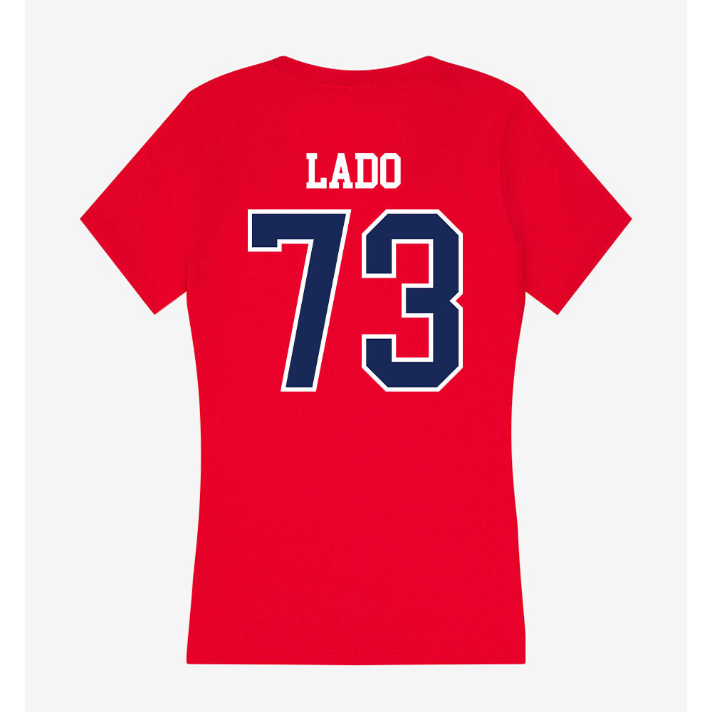 Arizona - NCAA Football : Matthew Lado - Women's V-Neck T-Shirt-1