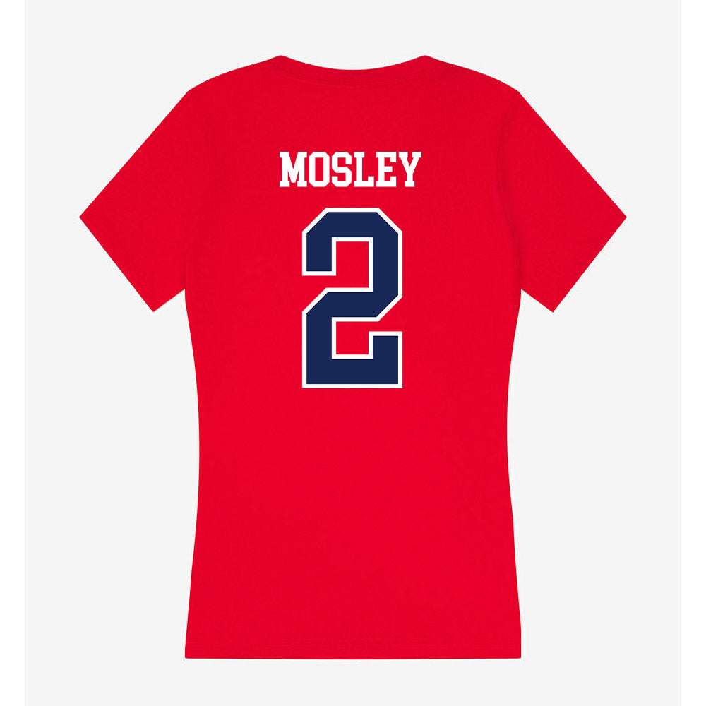 Arizona - NCAA Football : RJ Mosley - Women's V-Neck T-Shirt-1
