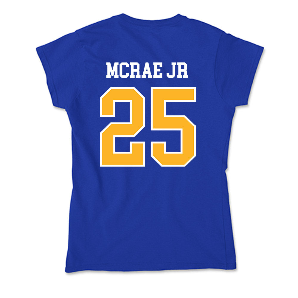 Pittsburgh - NCAA Football : Kentrail McRae Jr - Soft Style Women’s T-Shirt-1