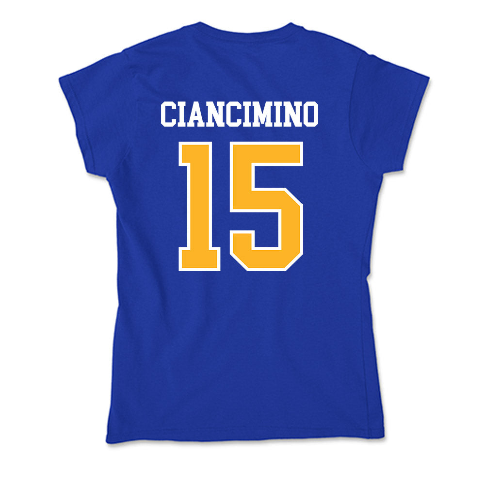 Pittsburgh - NCAA Baseball : joey ciancimino - Soft Style Women’s T-Shirt-1