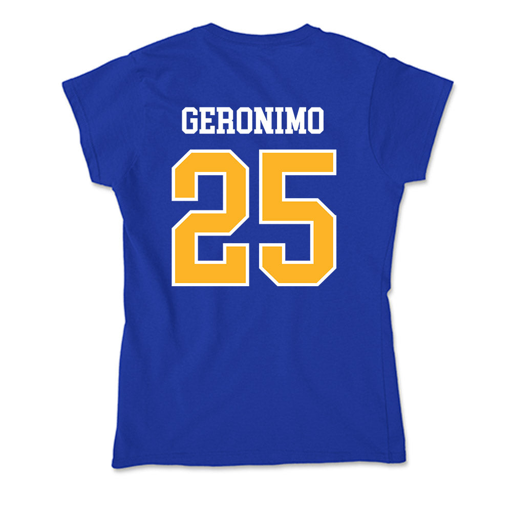 Pittsburgh - NCAA Softball : Cyara Geronimo - Soft Style Women’s T-Shirt-1
