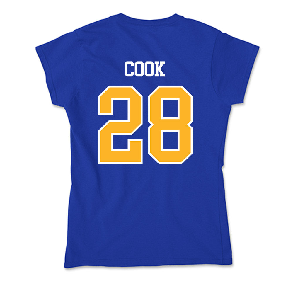 Pittsburgh - NCAA Football : Justin Cook - Soft Style Women’s T-Shirt-1