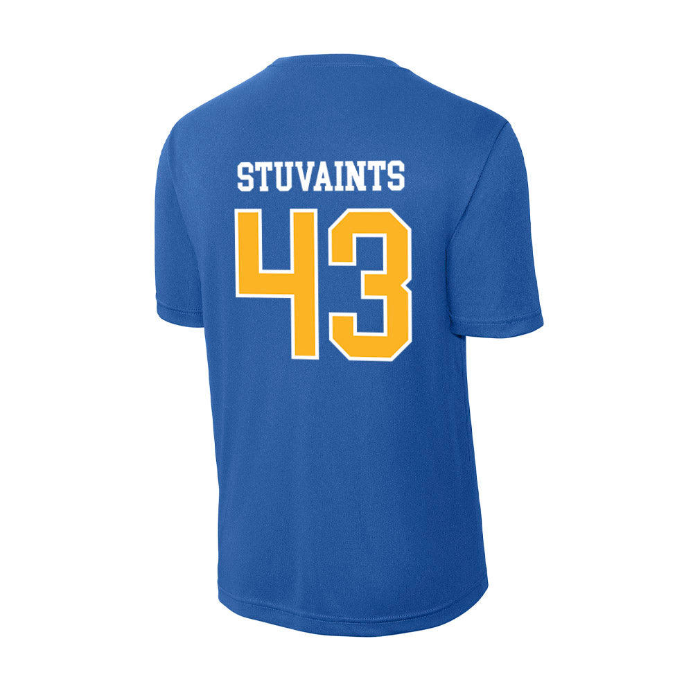 Pittsburgh - NCAA Football : Valdez Stuvaints - Activewear T-Shirt-1