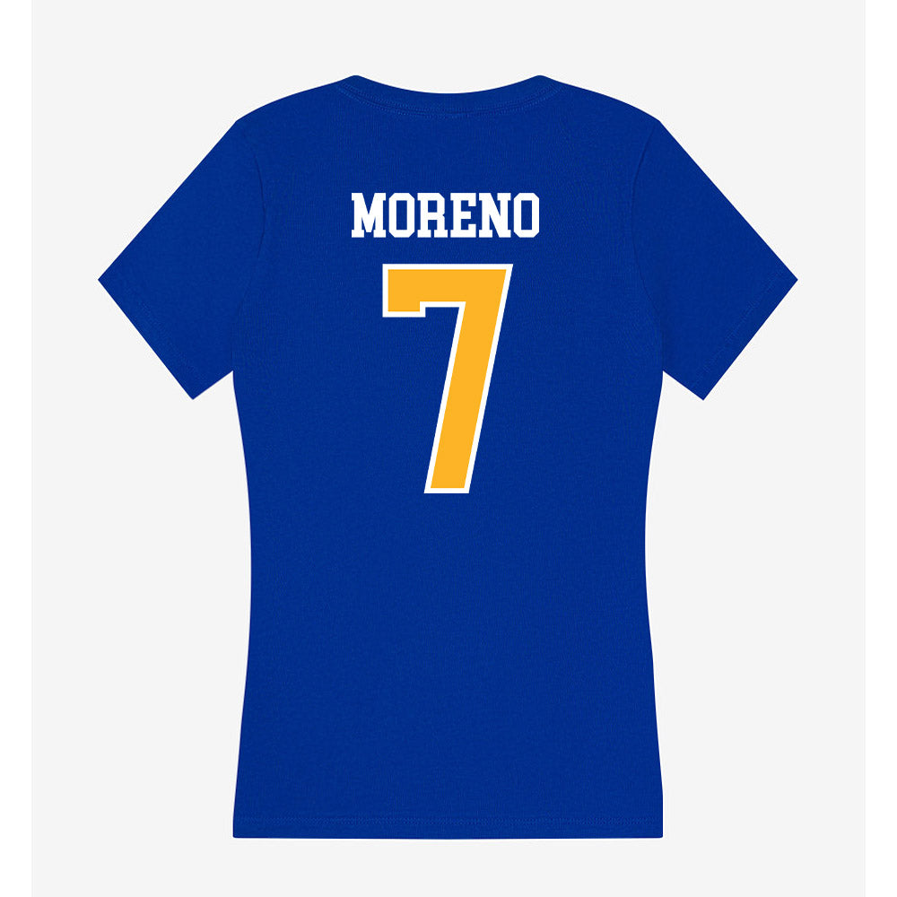 Pittsburgh - NCAA Softball : Luci Moreno - Women's V-Neck T-Shirt-1