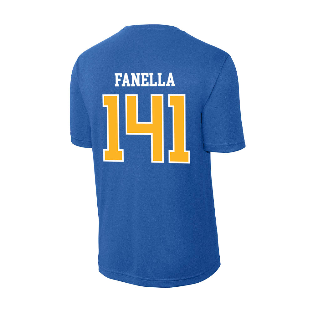 Pittsburgh - NCAA Wrestling : Nico Fanella - Activewear T-Shirt-1