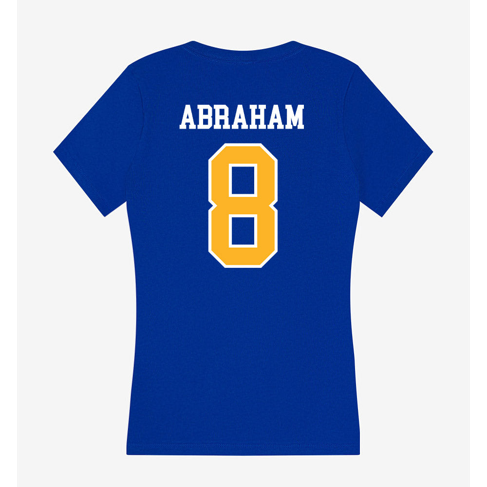 Pittsburgh - NCAA Women's Soccer : Lola Abraham - Women's V-Neck T-Shirt-1