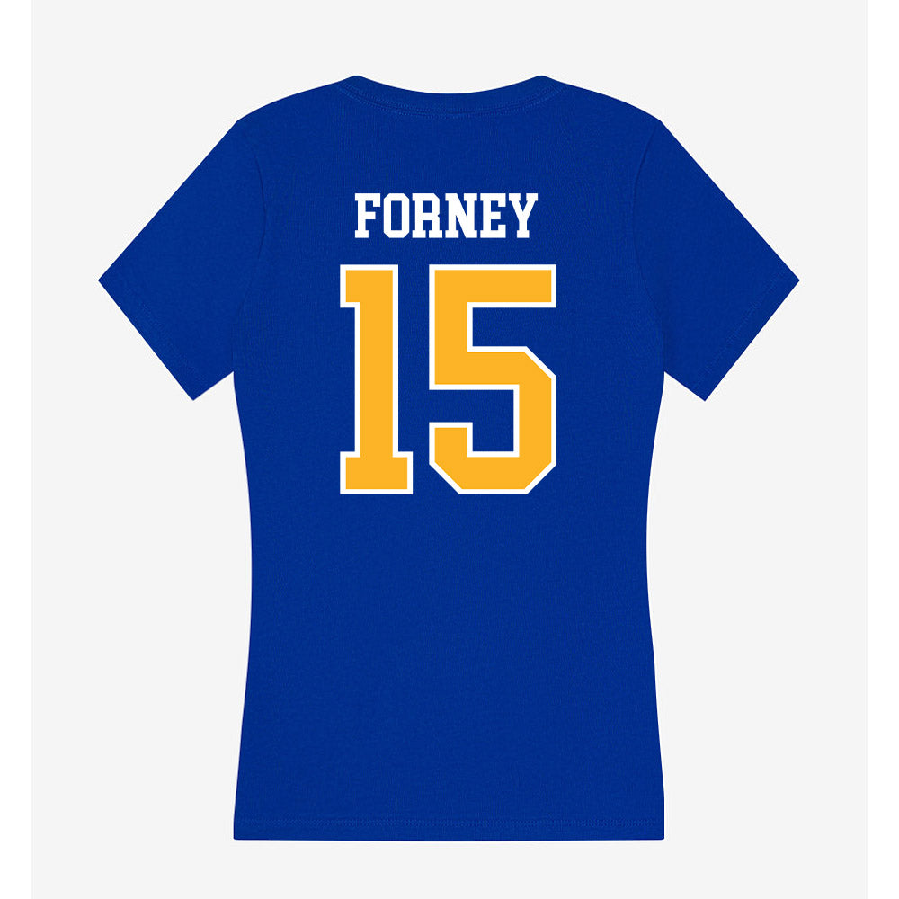 Pittsburgh - NCAA Football : Tony Forney - Women's V-Neck T-Shirt-1