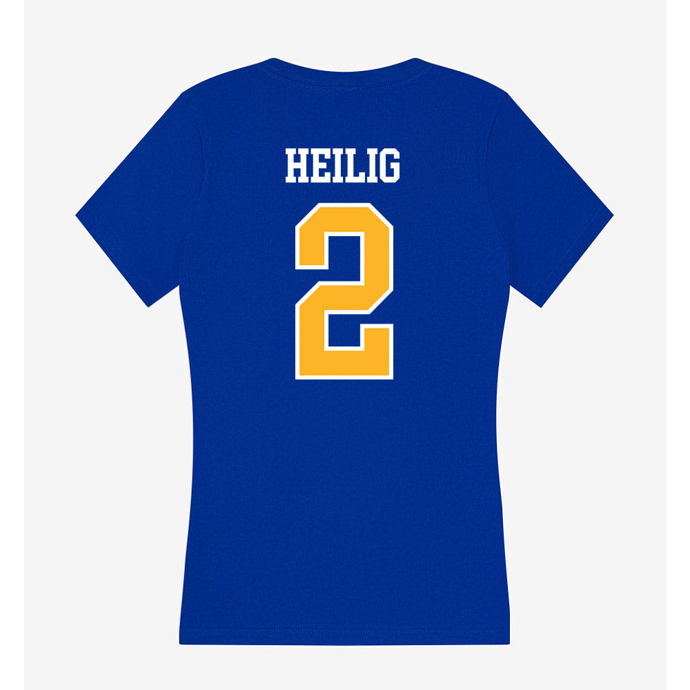 Pittsburgh - NCAA Women's Volleyball : Maaike Heilig - Women's V-Neck T-Shirt-1