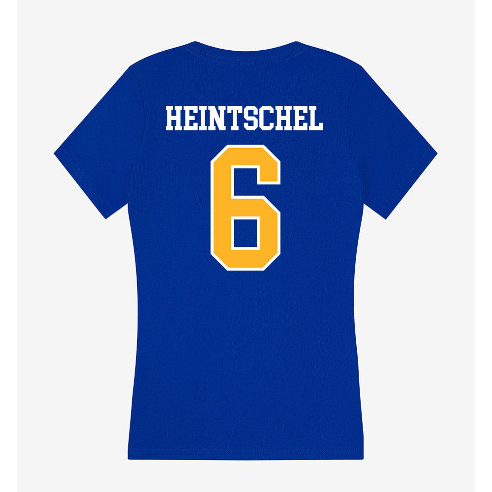 Pittsburgh - NCAA Football : Mason Heintschel - Women's V-Neck T-Shirt-1