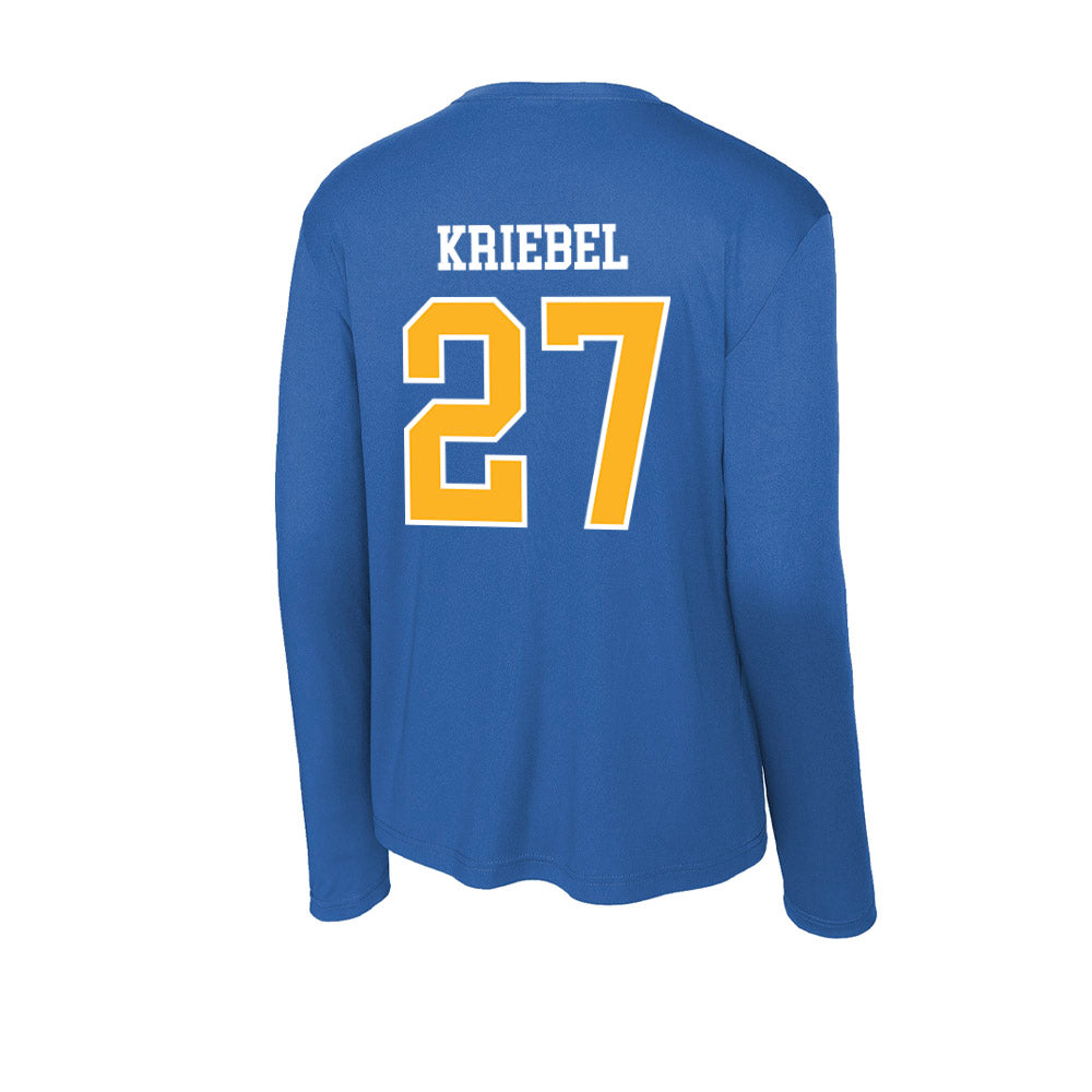 Pittsburgh - NCAA Baseball : Chase Kriebel - Activewear Long Sleeve T-Shirt-1