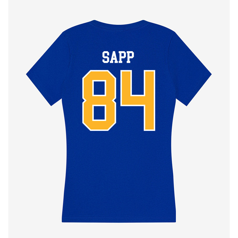 Pittsburgh - NCAA Football : Cam Sapp - Women's V-Neck T-Shirt-1