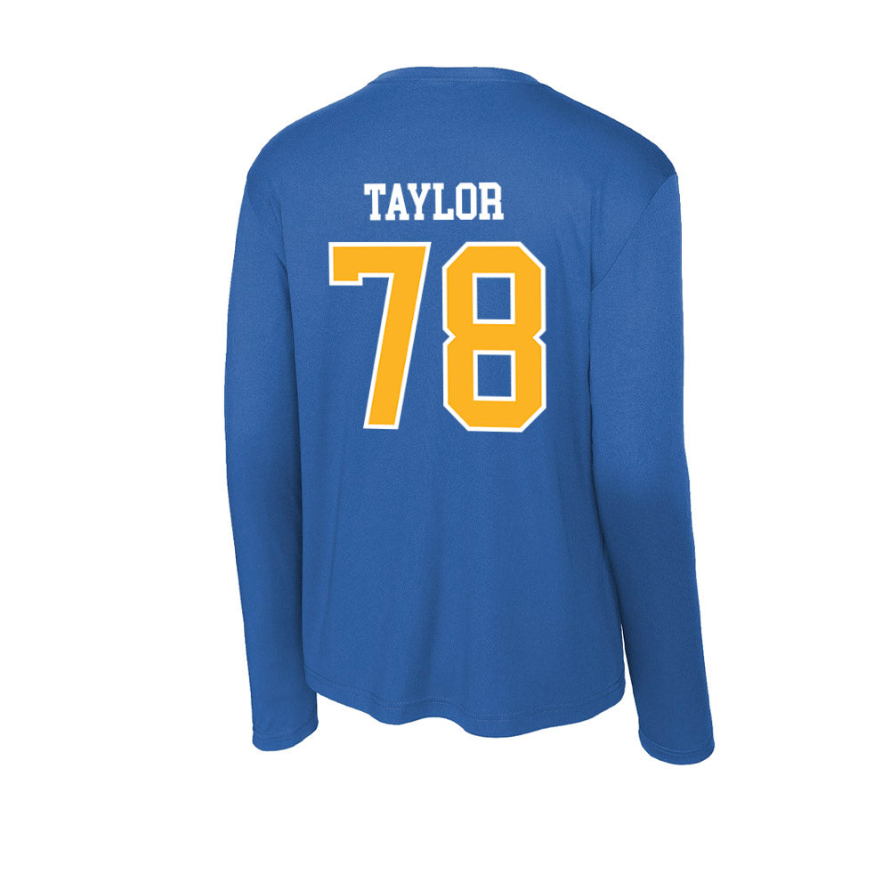 Pittsburgh - NCAA Football : Branson Taylor - Activewear Long Sleeve T-Shirt-1