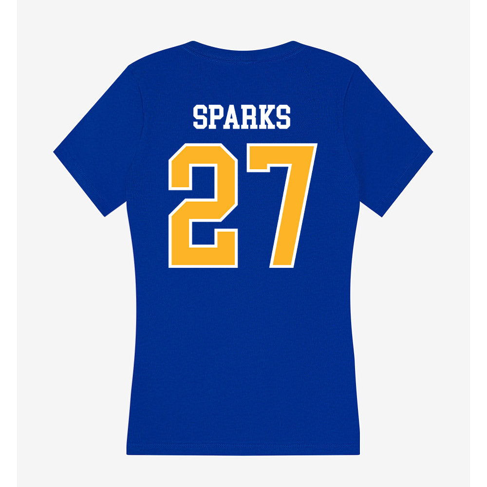 Pittsburgh - NCAA Softball : Gwen Sparks - Women's V-Neck T-Shirt-1